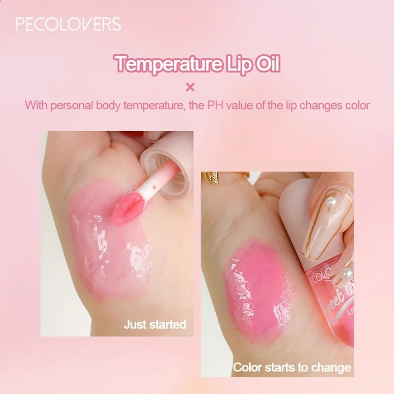 1PC Mini Capsule Color Change Lip Gloss Oil Moisturizing Transparent Glossy Nutritious Liquid Lipstick Cosmetic 240911