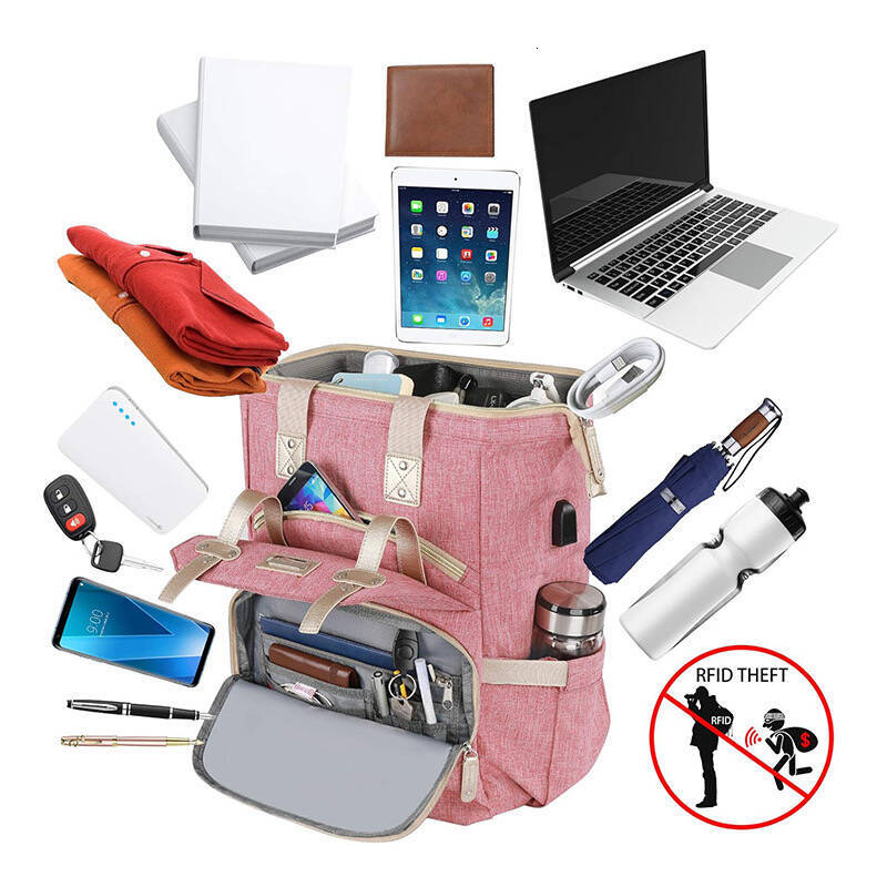 Laptop For Women, Work Doctor Teacher Nurse Wide Open College Inch Laptops Backpack Purse with USB Charging Port, Travel Water Resistant