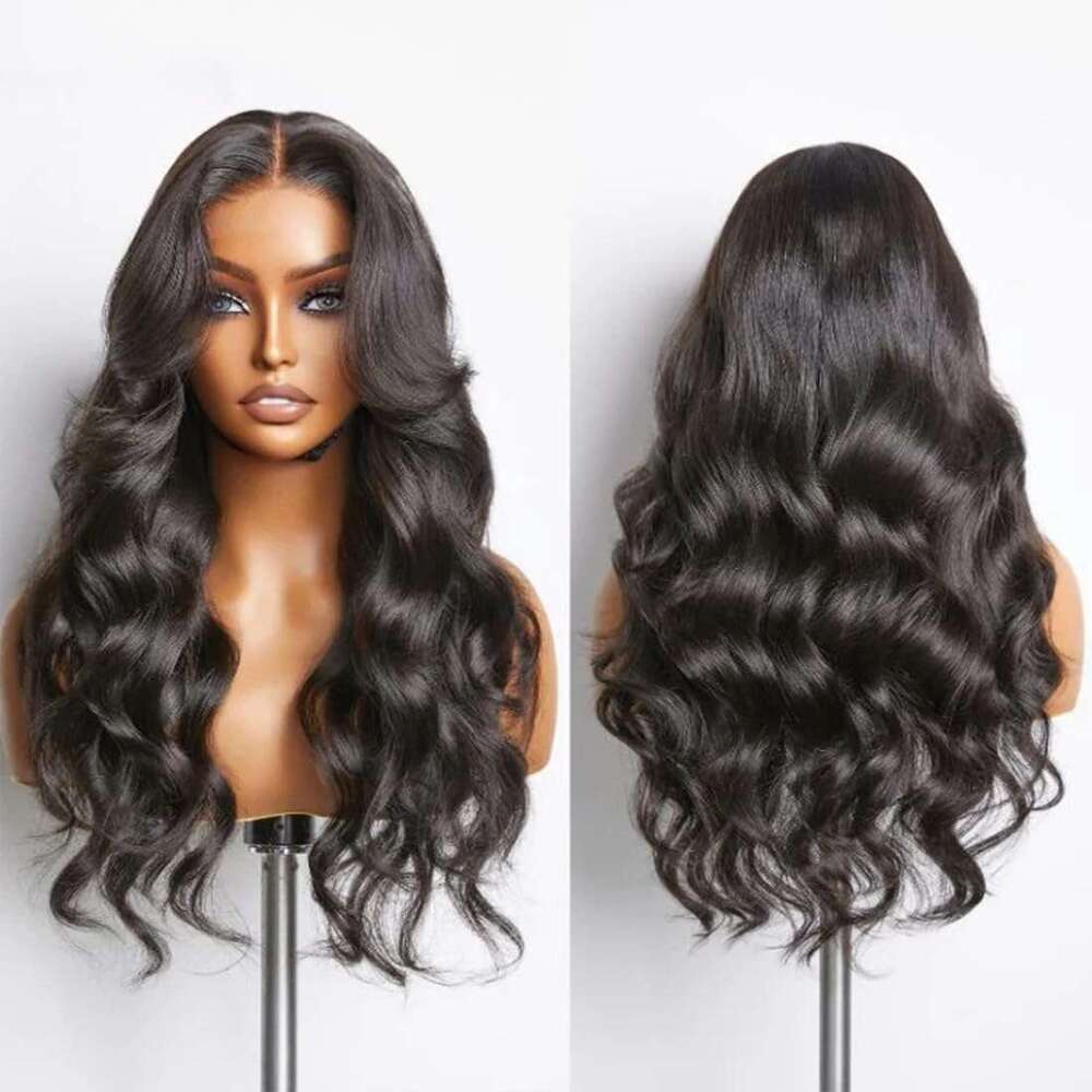 Brazilian 5x5 Top Human Loose Wave Pre Plucked Glueless Silk Base Full Lace Wig With Baby Hair