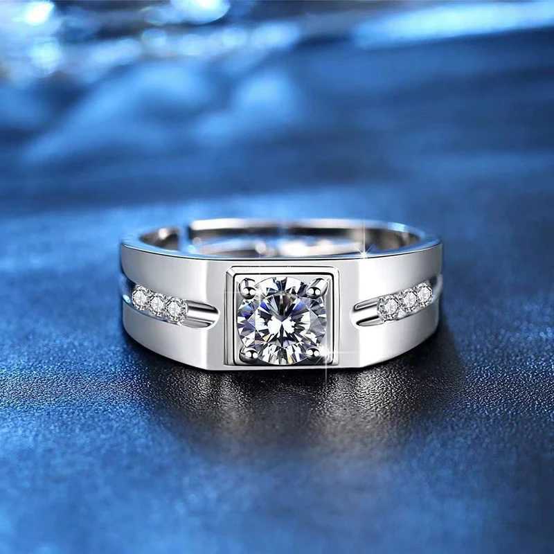 Classic Couple Rings Shiny Crystal CZ Stone Trendy Wedding Lovers Ring Jewelry Romantic Valentines Day Present Ring AccessoryX240921