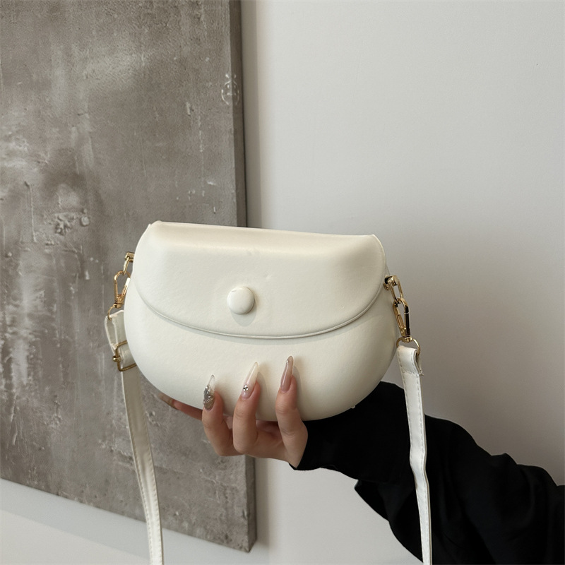 2025 Designer personalized 3 small Women's shoulder Texture commuting fashionable simple bag