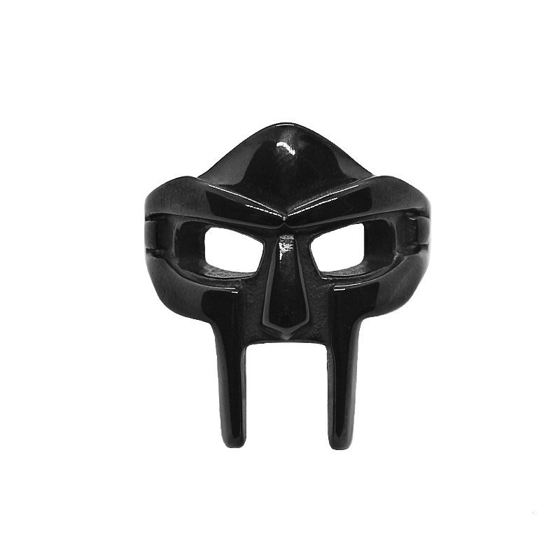 Cross-border Amazon European and American punk metal mask ring Skull ring creative hand jewelry