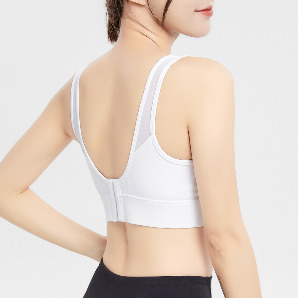 New Arrival Fiess Yoga Cross Open Back Gym Crop Top High Impact Adjustable Sports Bra