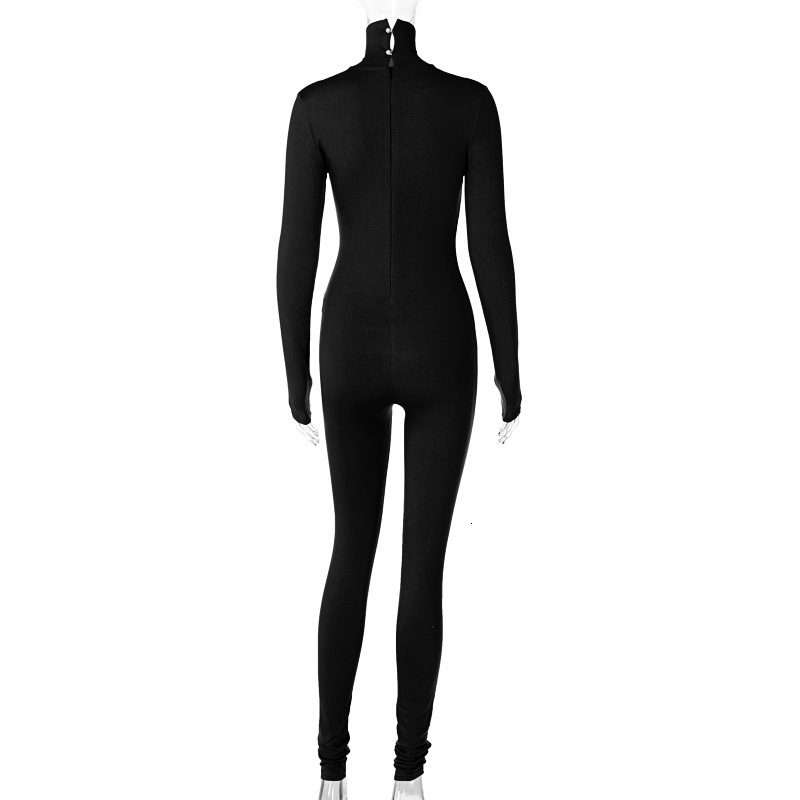 2023 New Autumn And Winter Europe And The United States Fashion Solid Color High Neck Plus Fleece Tight Women's Fiess Slimming