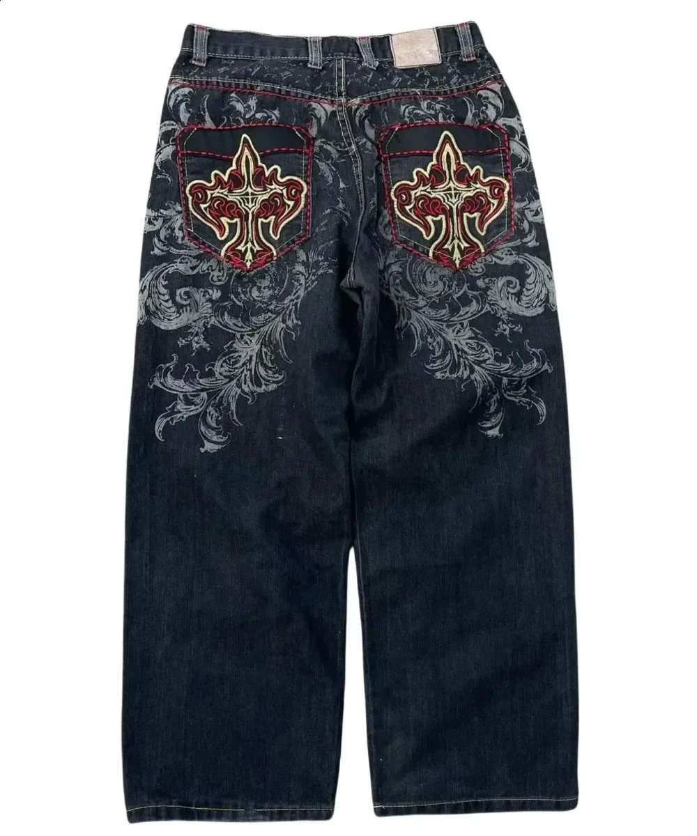 SIRI Street Wear Y2K Loose Jeans Harajuku Hiphop Denim Trousers For men and Women Gothic High Casual 240911