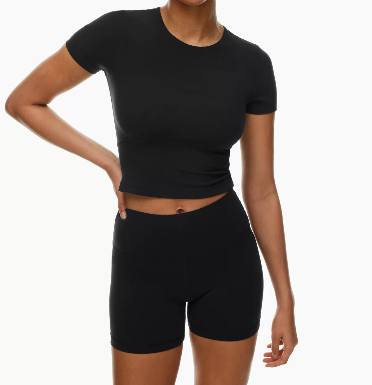 2024 Women Girls Workout Fiess Training Sports Athletic Yoga Short Sleeve Slimming Sexy Tee