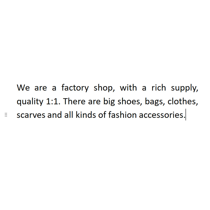 High-Quality Fashion Accessories - Big Shoes, Bags, Clothes & Scarves from Factory Shop