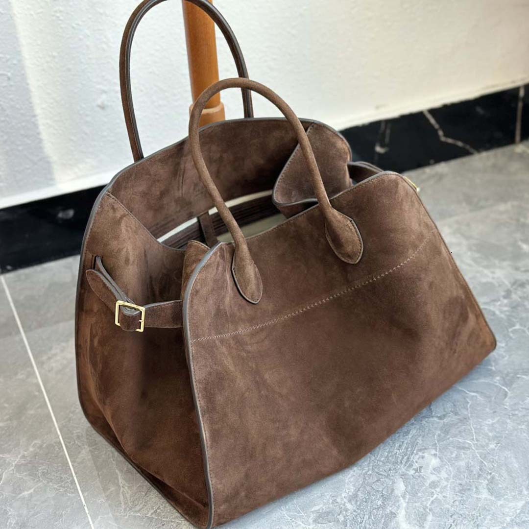 High Quality Margaux15 38Cm Handbag Factory Direct Sales Soft Natural Leather Shoulder Bags