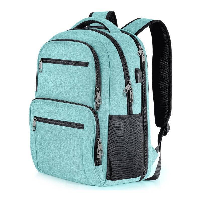 BIKROD Men and Women, School Backpac for Teen Boys Water Resistant TSA Travel Backpack with USB Charging Port, Business Anti Theft Sturdy Computer Bag
