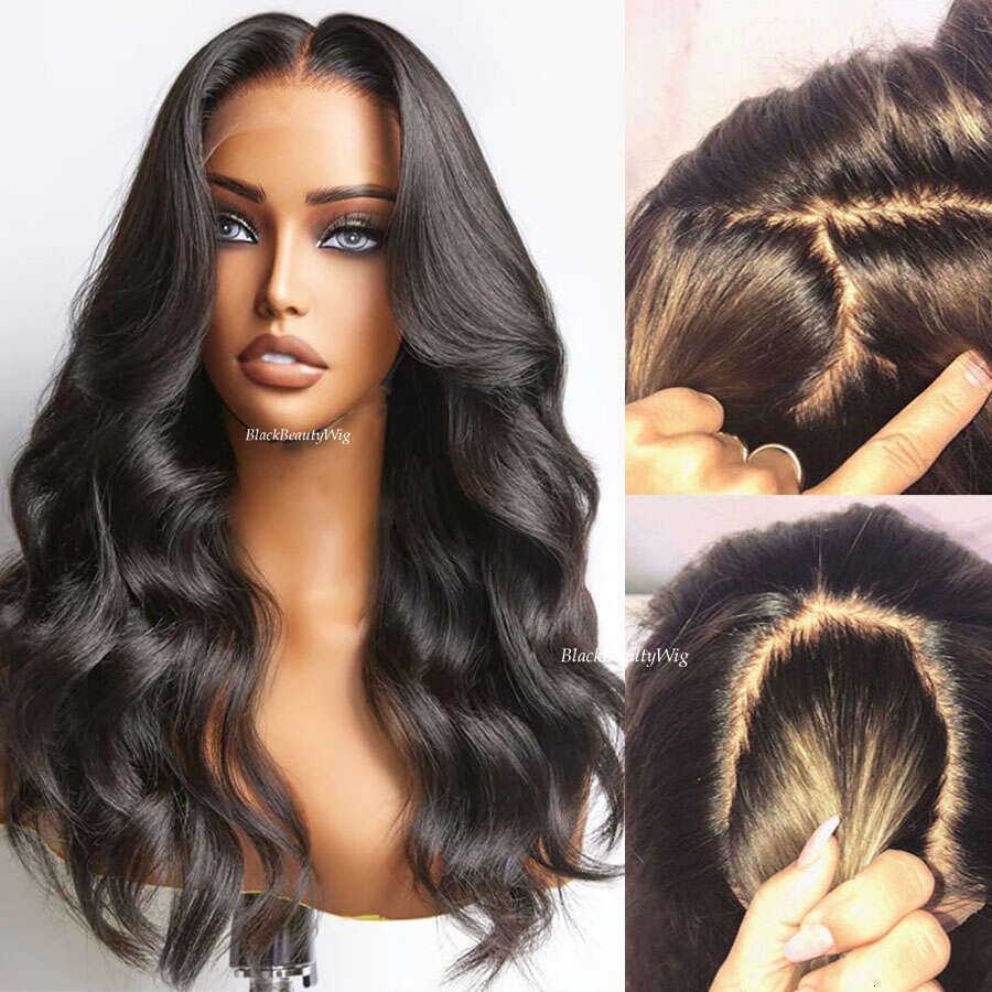 Brazilian 5x5 Top Human Loose Wave Pre Plucked Glueless Silk Base Full Lace Wig With Baby Hair