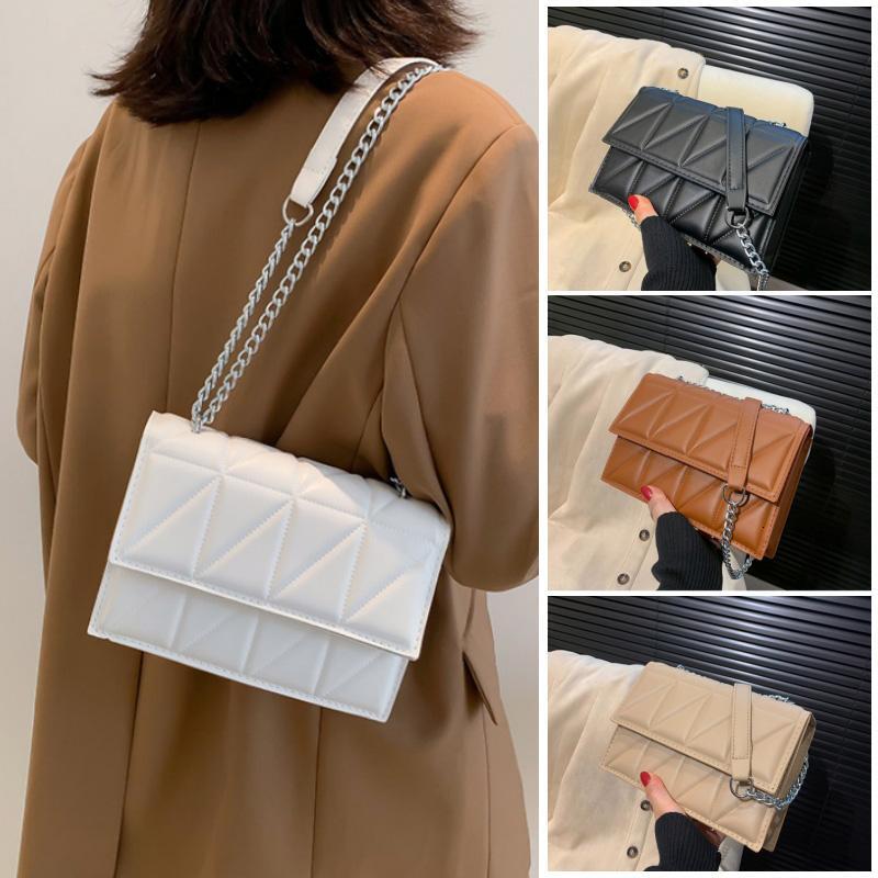 PU Leather Shoulder Ladies Underarm Bag Women Handbag HB22104 Crossbody Selempang