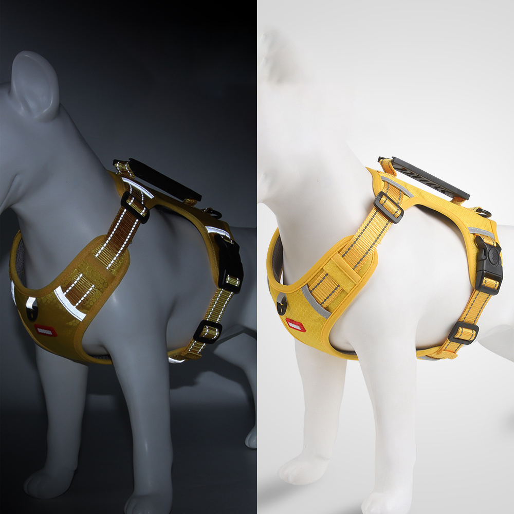 Trendsetting Strong-Friction Puppy Safety Gear - Breathable Fabric Adjustable Harness
