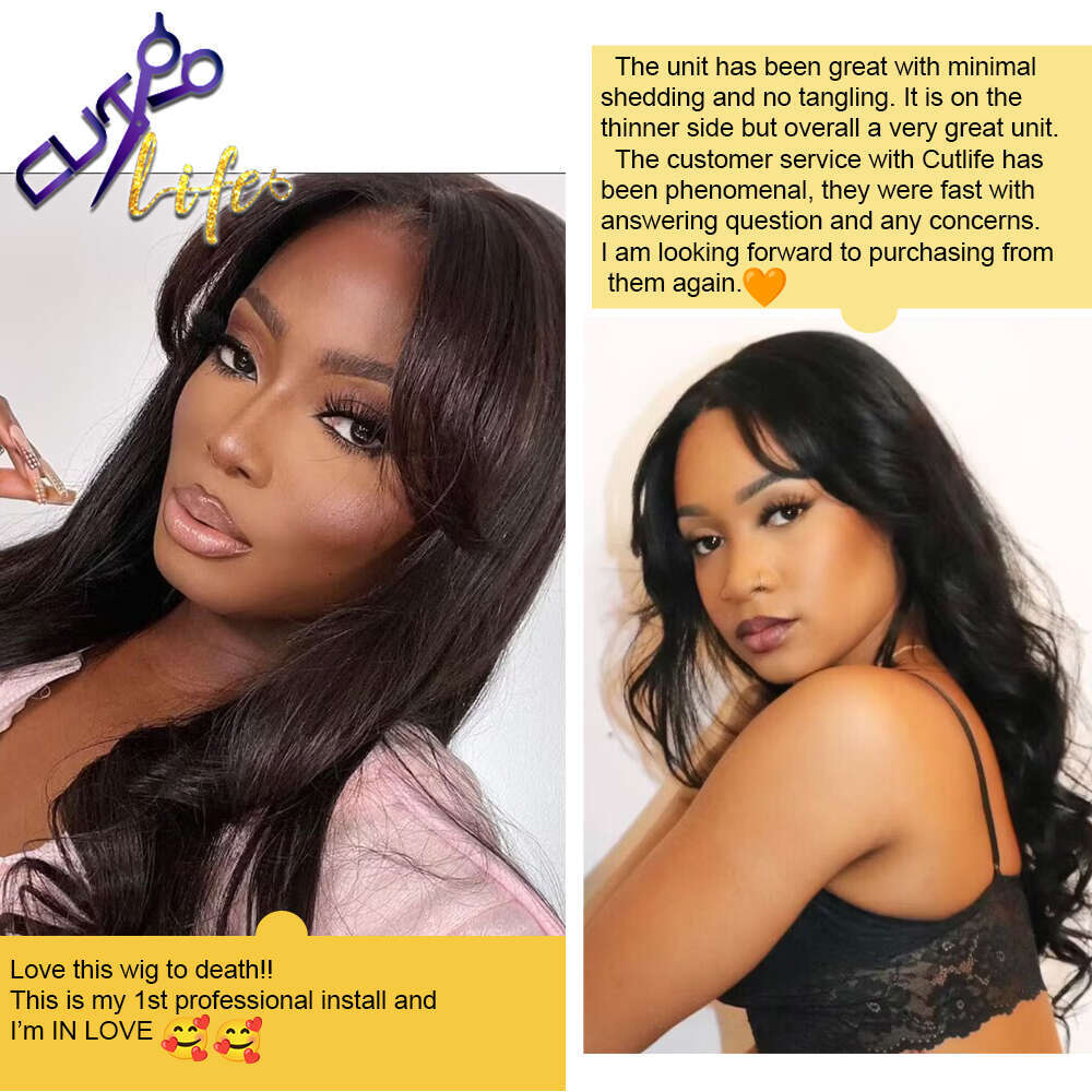 Wear To Go Inspired Layers With Curtain Bang Light Yaki 4x4 Lace Closure Glueless Human Hair Wigs For Black Women 34 Inches