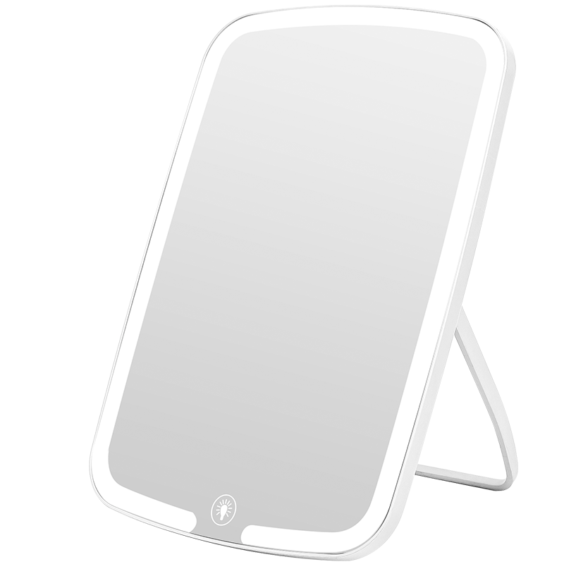 Factory direct LED make-up mirror rotatable desktop mirror desktop beauty mirror dormitory carry-on make-up mirror