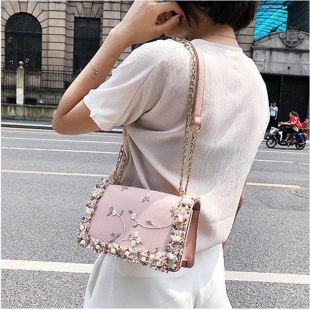 Dawaar Pearl ral Sg Shoulder Bag Dinner Event Handbag Beg Wanita 9R4