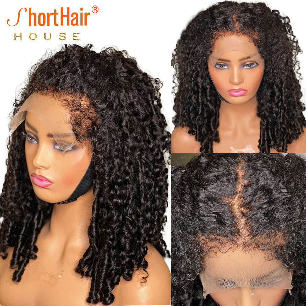 New Trend Loose Wave With Curly Baby Invisible Transparent 13x6 Deep Lace Frontal Human Hair Wigs for Black Women