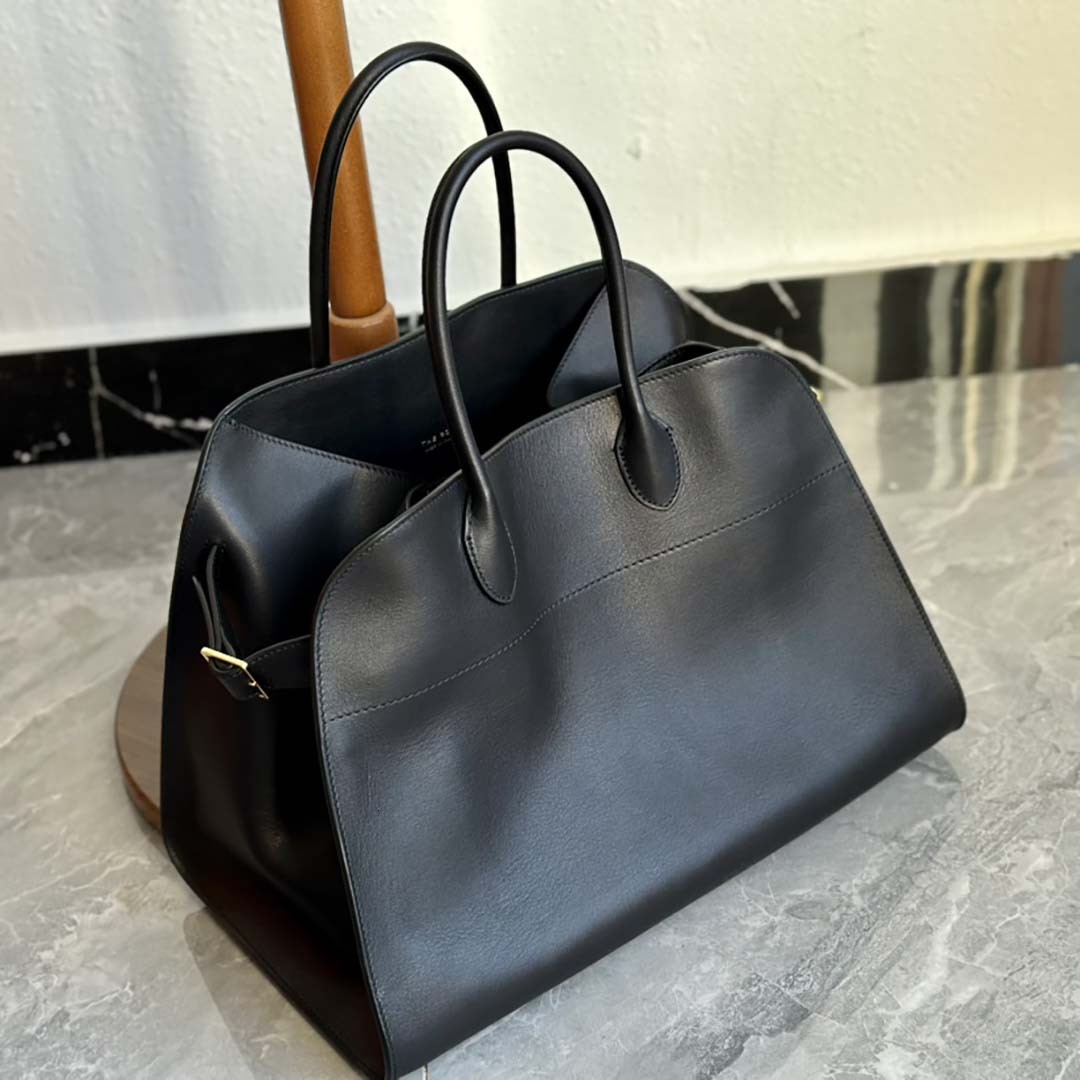 High Quality Margaux15 38Cm Handbag Factory Direct Sales Soft Natural Leather Shoulder Bags