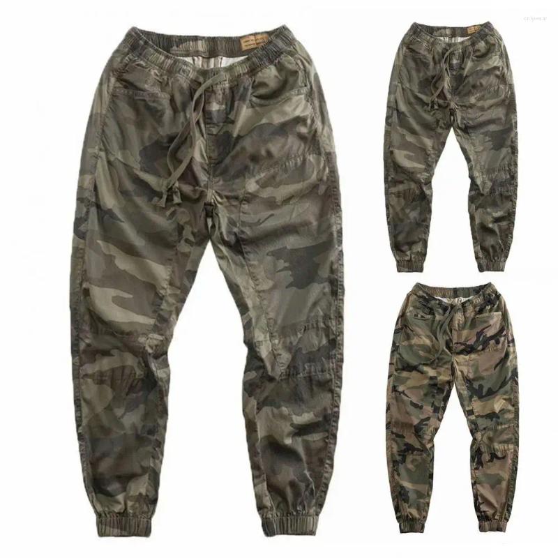 Men's Pants Men Camouflage Wear-resistant Quick Dry Lightweight Cargo Trousers For Summer