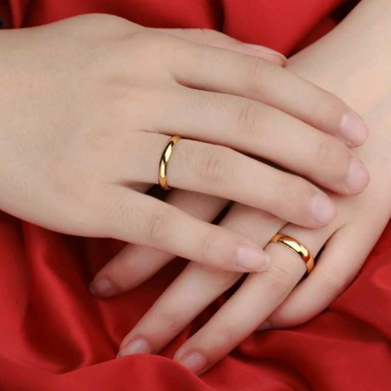 Fashion Simple Stainless Steel Men and Women Couple Rings Titanium Steel Wedding Engagement Rings Anniversary Gift Party JewelryX240921