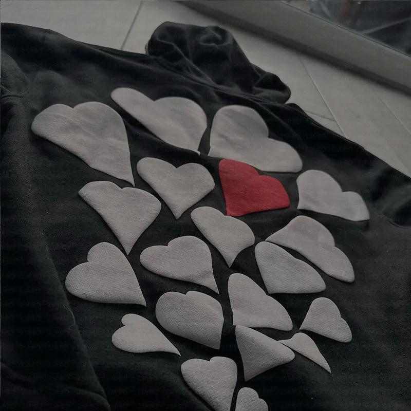 Y2K Letter Printed Hooded Sweatshirts High Street Long Sleeve Zip Up Hoodies Autumn Winter Retro Hip Hop Casual Jacket Coats 240921