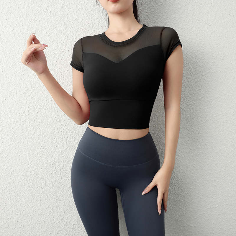 New Arrival Slim Fit Short Sleeves / High Quality Sexy Crew Neck Crop Top For Women