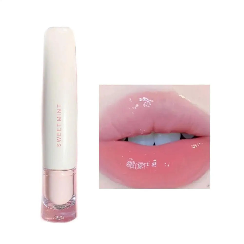 Sweet Mint Jelly Lip Glaze Nonstick Tint Lasting Cosmetic Liquid Moisturizing Crystal Lipstick Korean Glass Gloss 240911