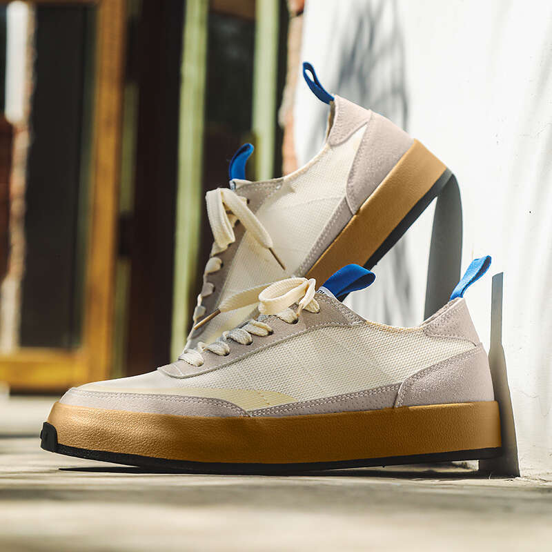 Summer Sneakers Casual Breathable Ice Silk Men Walking Platform Footwear Vulcanized White Shoes free shipping shoes