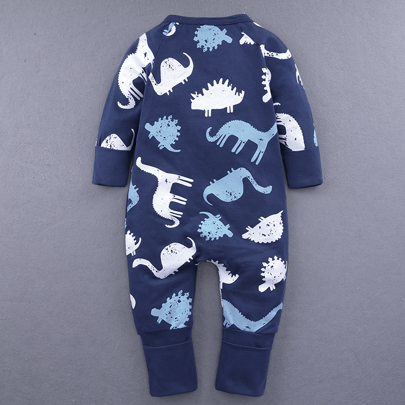 Baby Romper Infant Newborn Boys Girls Clothes Autumn Long Sleeve Dinosaur printing Jumpsuit Rompers
