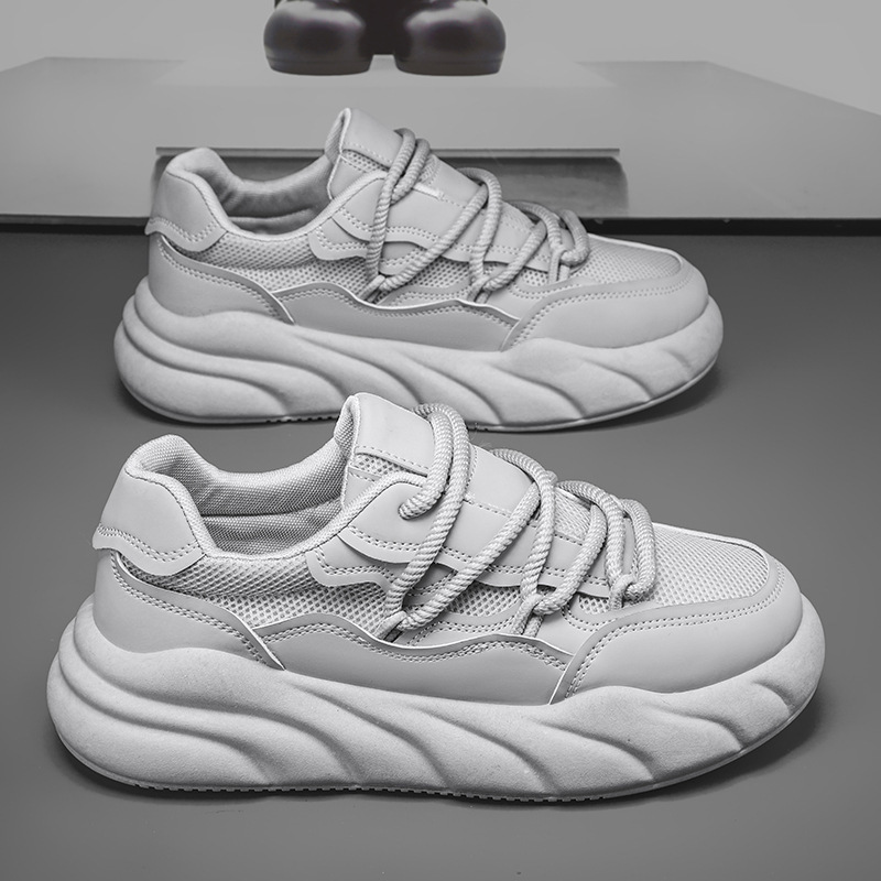 Designer Women Men Outdoor Sneakers Sports Platform Running Height Increasing Bread Shoes Breathable Athleisure Runners Trainers