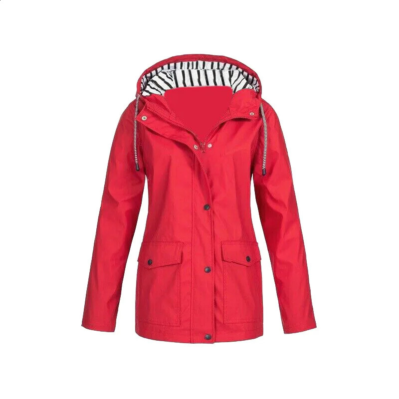 Womens Jacket Windbreaker Outdoor Mountaineering Waterproof Trench Coat for Women Jackets Coats 240919