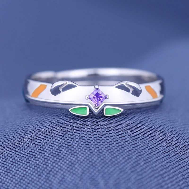 Anime Ayanami Rei Kaworu Nagisa Cosplay Rings Adjustable Men Women Jewelry Finger Ring Prop Accessories Halloween GiftsX240921