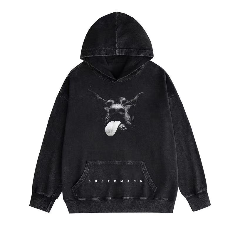 European and American high streets are washed retro to make old designer hooded sweaters, and men and women are loose and slim in spring and autumn.