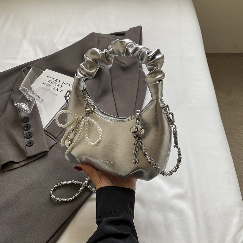 New fashionable chain bag French High Beauty Handheld Dumpling Bun