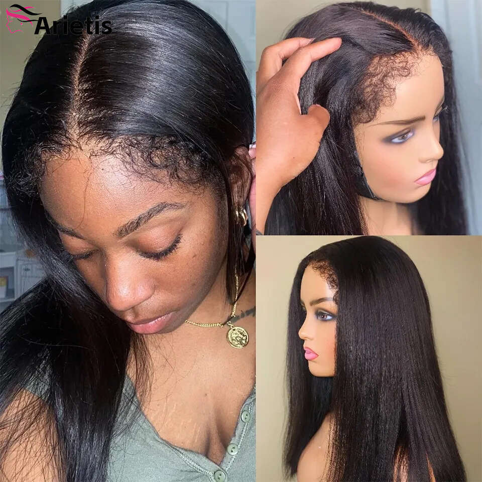 Straight 13x6/ Glueless HD Remy 30 34 Inch Transparent 13x4 4c Curly Edges Baby Hair Lace Frontal Wig