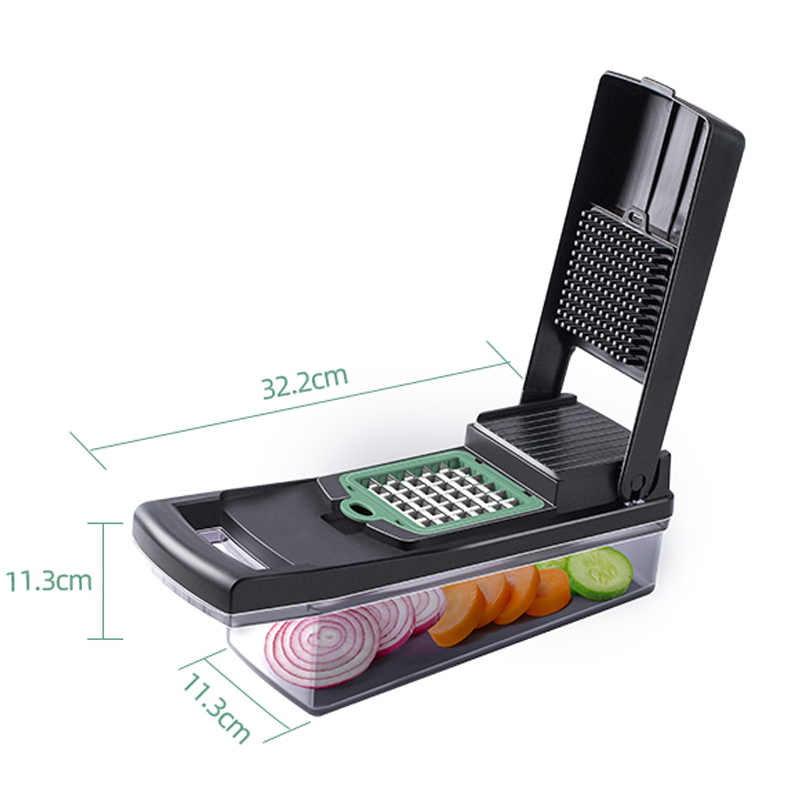 Vegetable Chopper Multi-function Vegetable Chopper Storm Chopper Shredder Storage Box In Stock