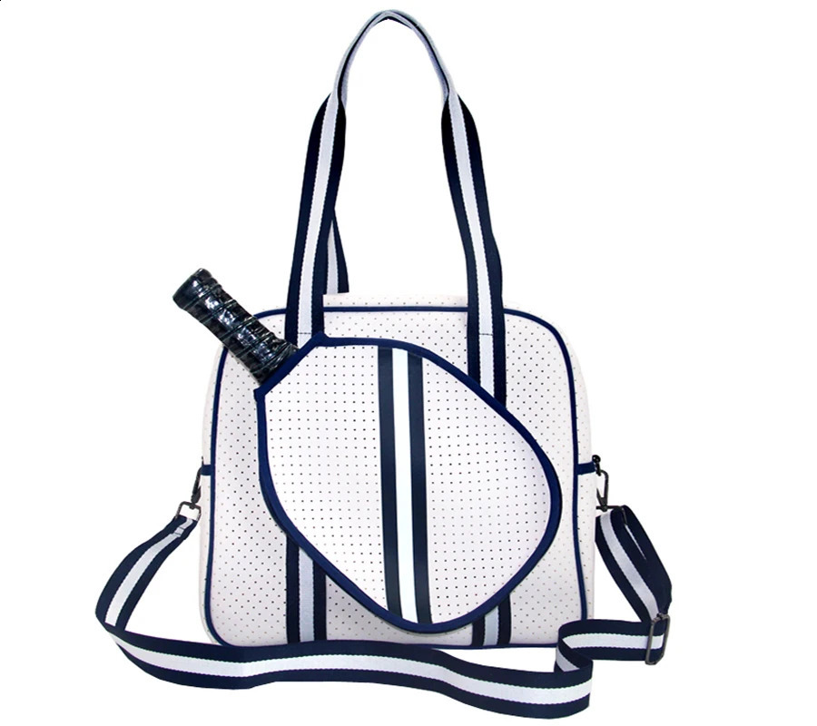 Neoprene Pickleball Bag for Women Quilted Puffer Pickleball Paddle Bag Pickle ball Racquet Bag Large Pickleball Racket Sling 240919