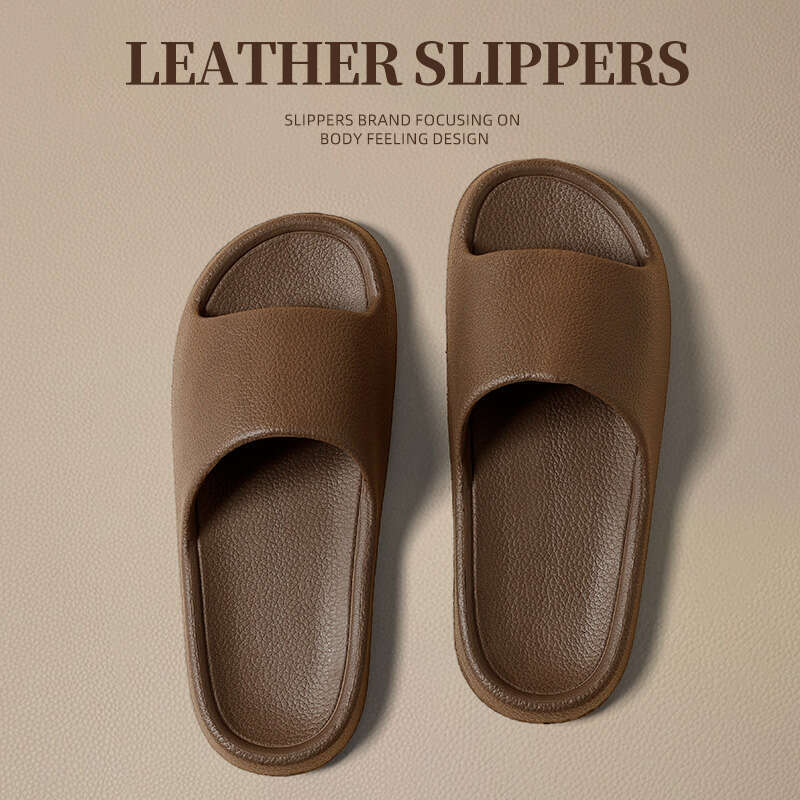 Thick Platform Bathroom Home Slippers Women Fashion Soft Sole EVA Indoor Slides Men sandals 2023 Summer Non-slip Flip ps