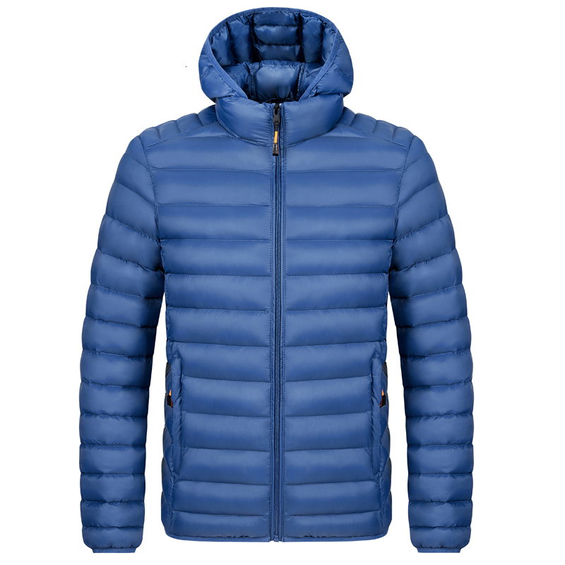 2024 Men Autumn Thick Warm Waterproof Solid Hooded Jacket Coat Winter Casual Brand Windproof Outwear Parkas Jackets Male