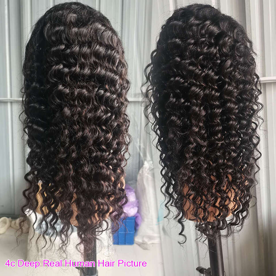 Clearance SuperDeals 4c Edges Haire Wig 13x6 13x4 Deep Wave Lace Front Human Hair Wigs For Women Virgin 16-36 Inch