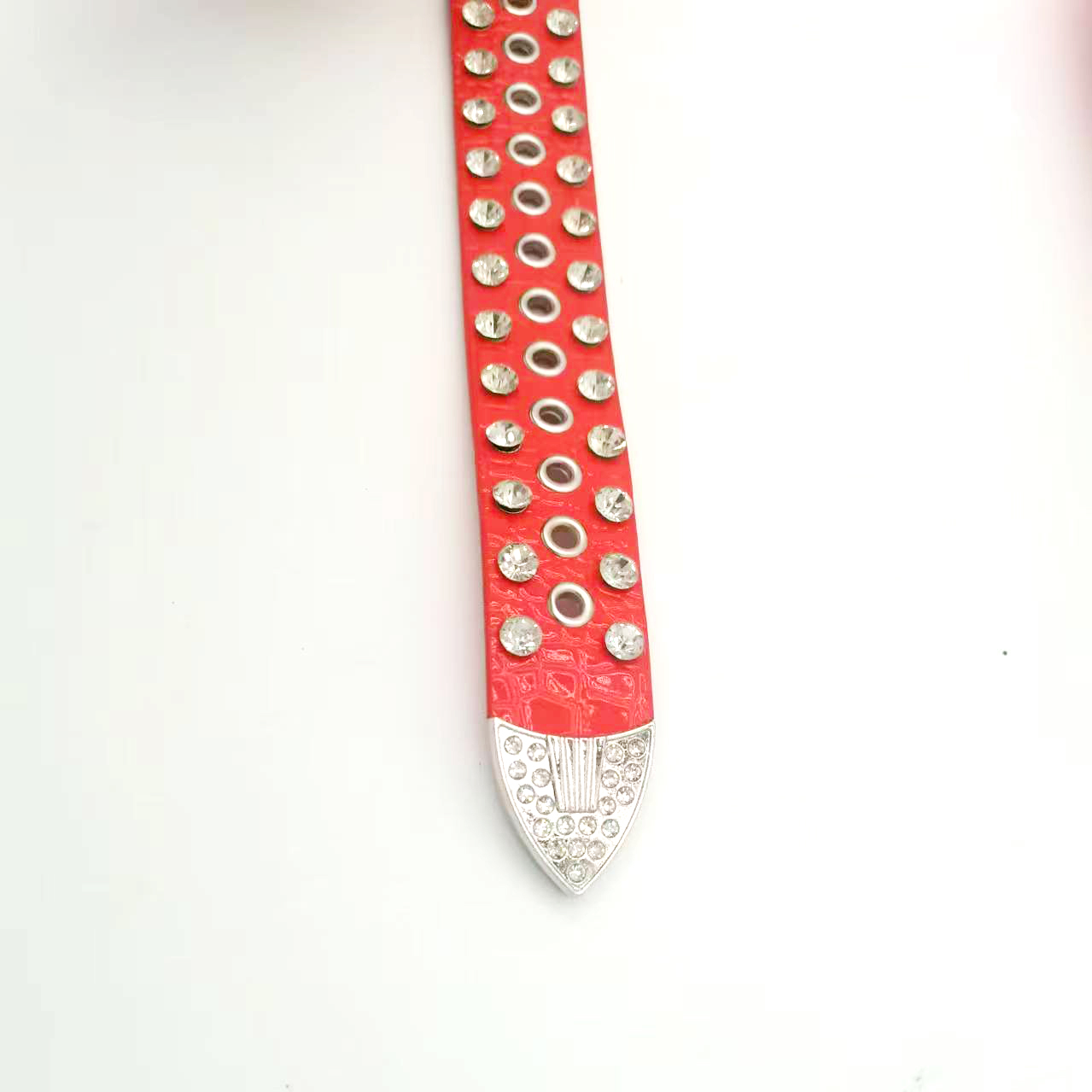 New Trend Bling Bling Rhinestone Belt Western Cowboy Crystal Studded Leather Diamond Belt For Jeans