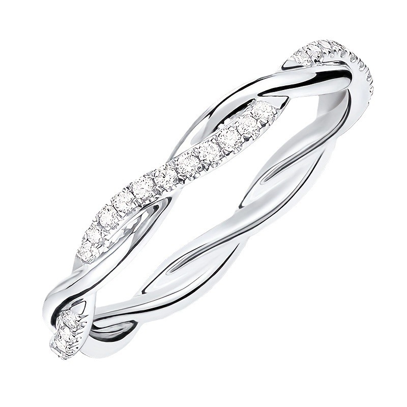 European and American rings women's silver gold rose gold cross ring jewelry Free shipping