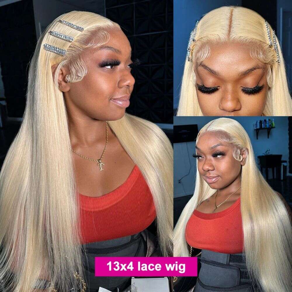613 Honey Blonde Straight Hd Frontal Wig 200 Density Brazilian Colored 13x4 Lace Front Human Hair Wigs For Women