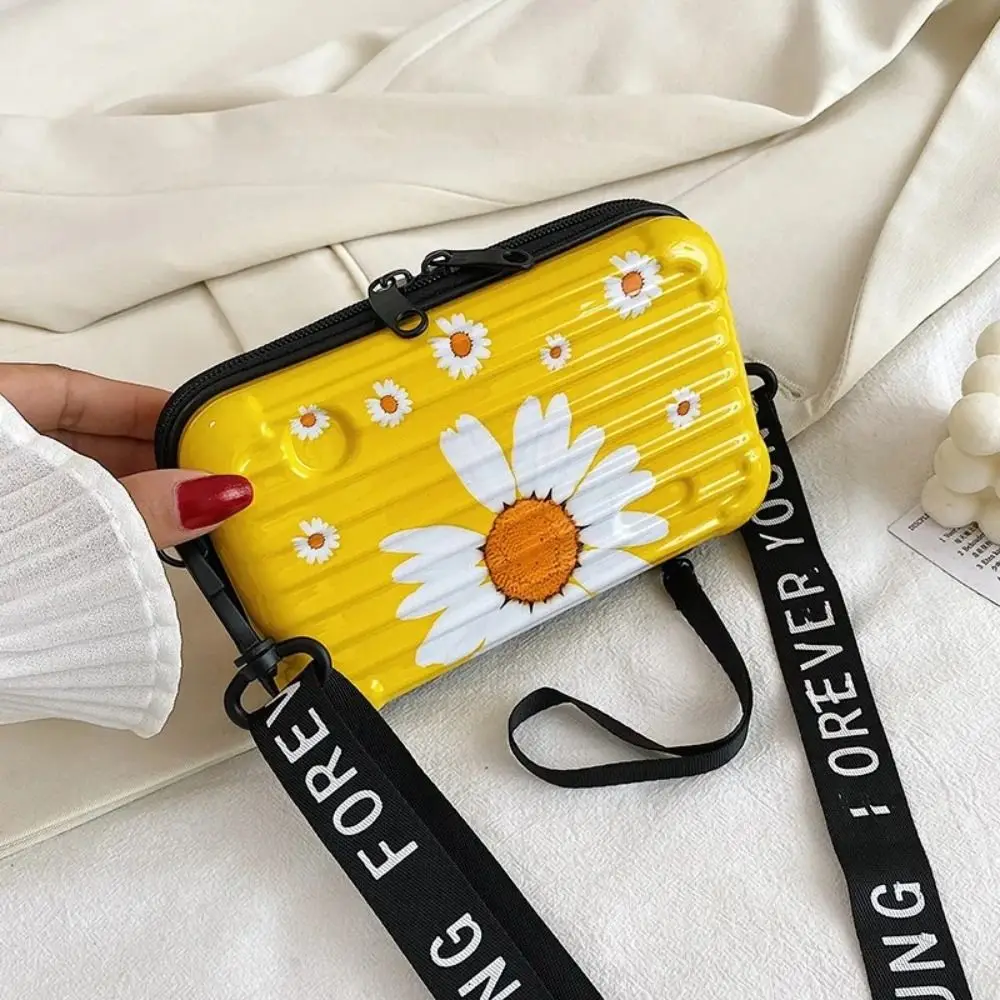 Hard Shell Square Box Bag Portable Cosmetic Bag TLXT Storage Case Shoulder Bag Travel Organizer Phone Bag Travel Make Up Bag