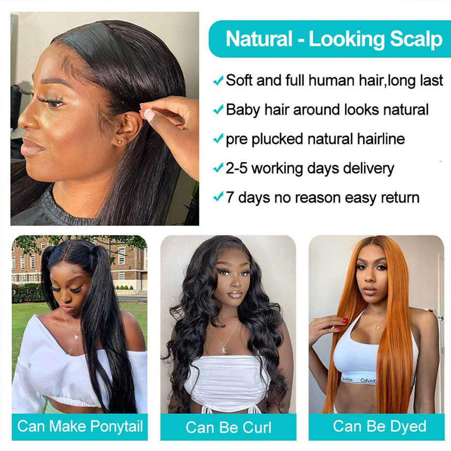 360 Frontal Human Pre Plucked Wigs Brazilian Transparent 13x4 13x6 Body Wave Glueless Lace Wig For Women Bg Hair