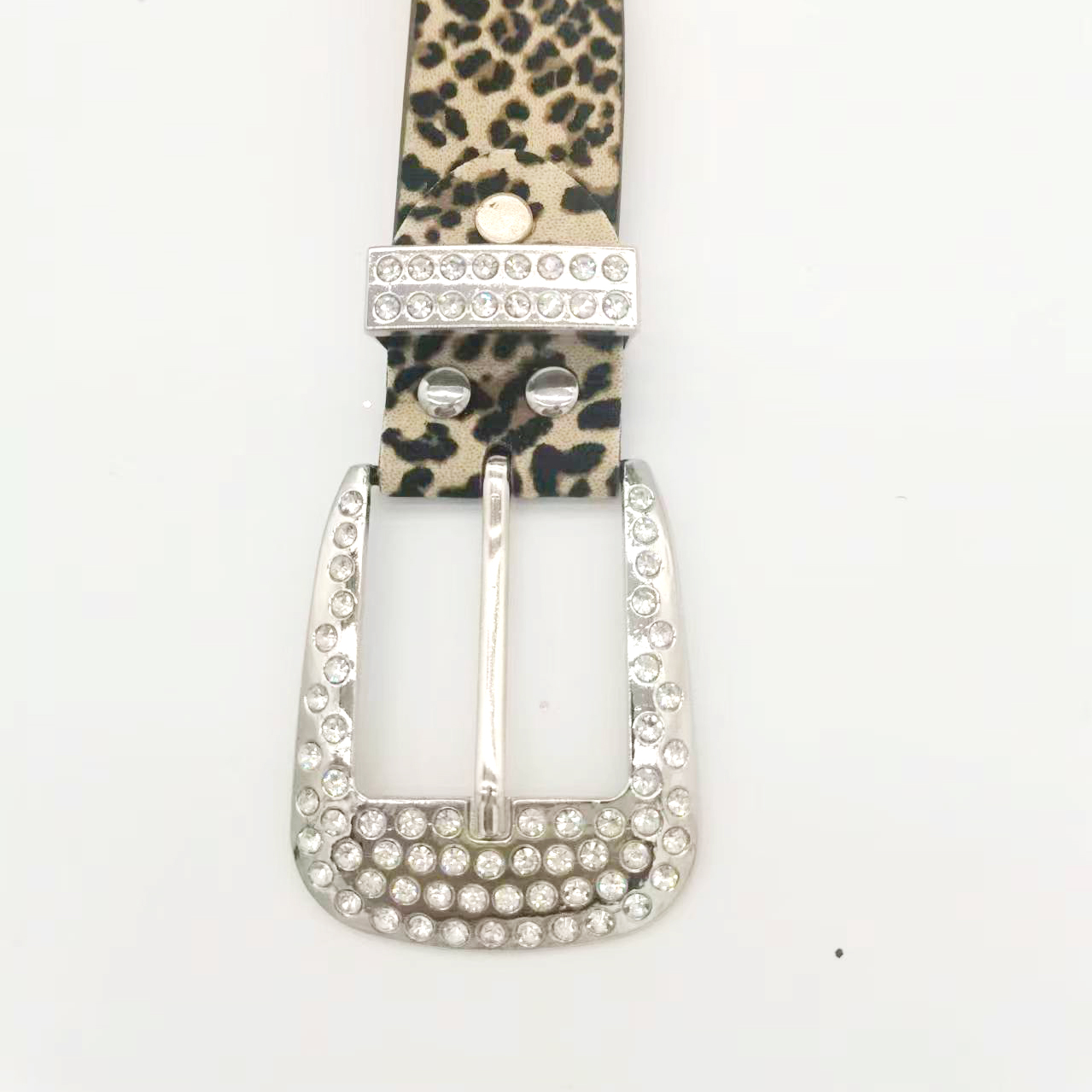 Bling Rhinestone Belts For Women Wholesale Factory Fast Shipment Custom Logo Rhinestone PU Leather Belt