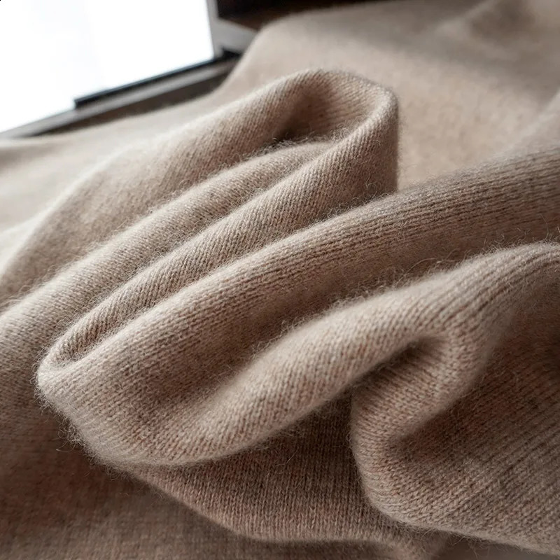 Womens 100% Australian wool knitted wide leg pants winter warm pants pure wool womens pants 240921