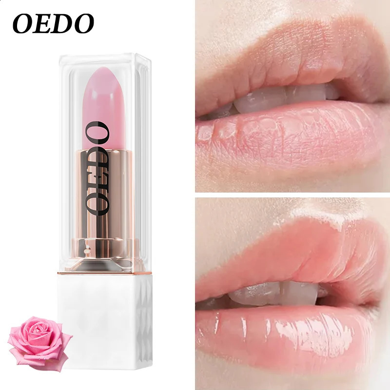 OEDO Color Change Lip Balm Nourishing Longlasting Moisturizing Antifreeze Antichapped Reducing Wrinkles Remove Dead Skin 240911