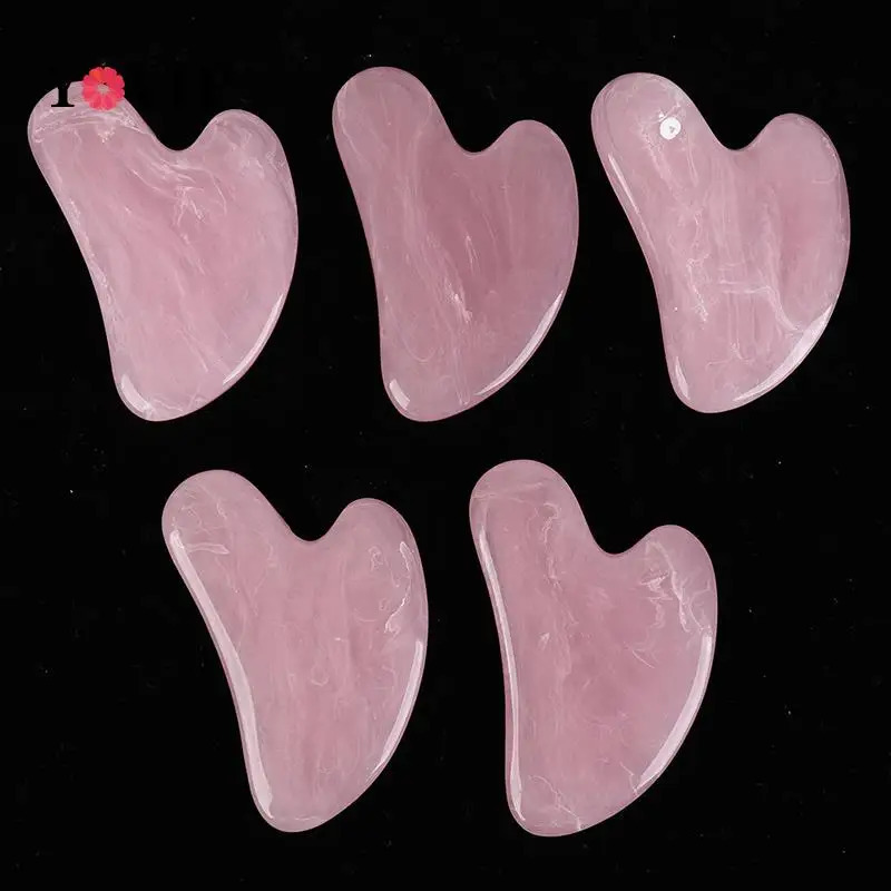 1pc Guasha Scraping Massage Scraper Face Massager Acupuncture Gua Sha Board Resin 78x54cm 240911
