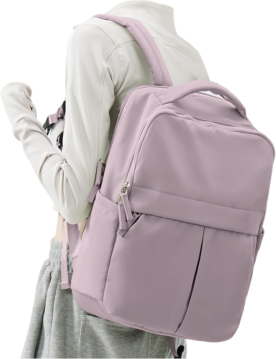 Laptop Women Gym Casual Daypack Backpac Travel Traveg on Airplane Work for Men Lightweight Computer College Teacher Backpack