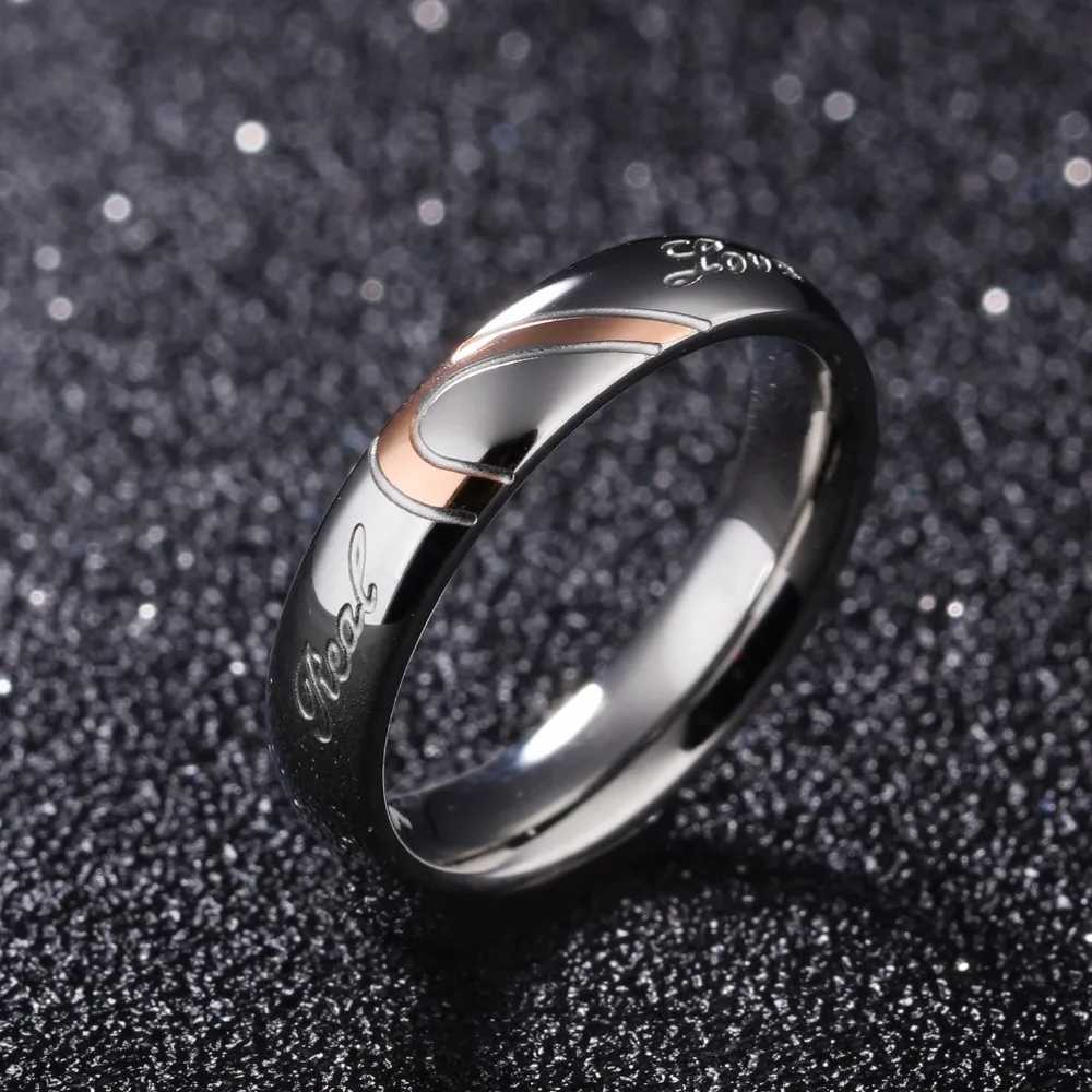 Fashion Jewelry Unisex Solid Polished Stainless Steel Girl Women men Lover Couples Rings US size 5 6 7 8 9 10 11 12 13 14 15X240921